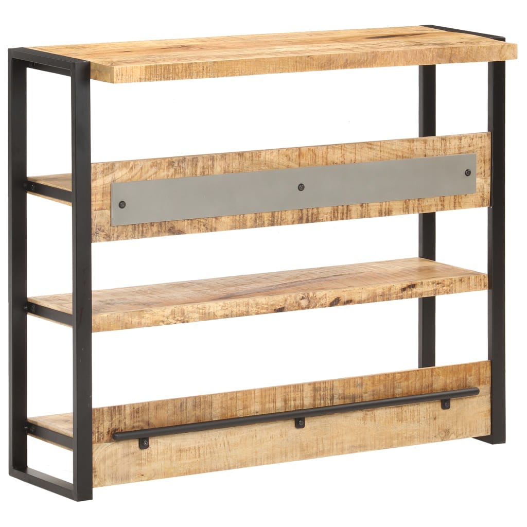 vidaXL Bar Table 120x40x101 cm Rough Mango Wood