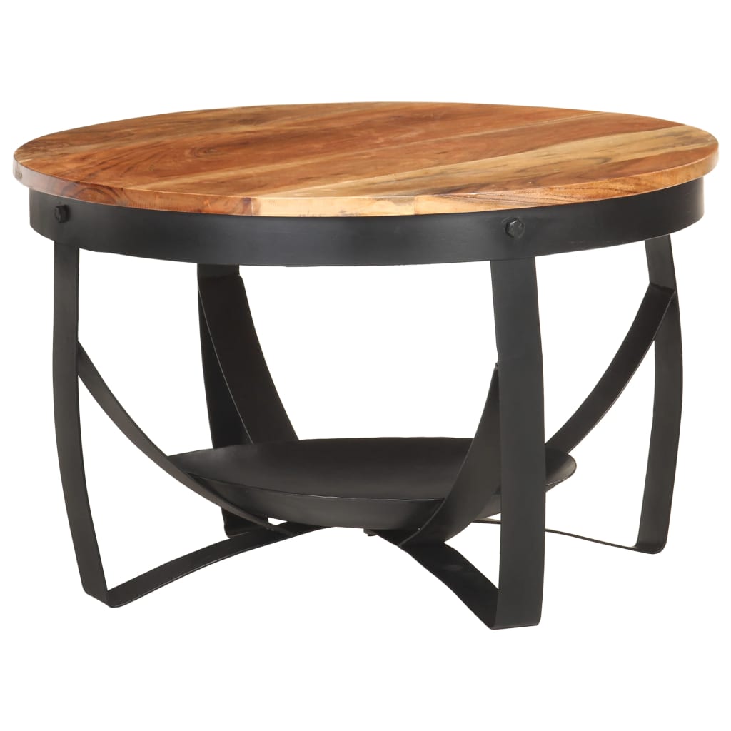vidaXL Coffee Table Ì÷68x43 cm Solid Acacia Wood