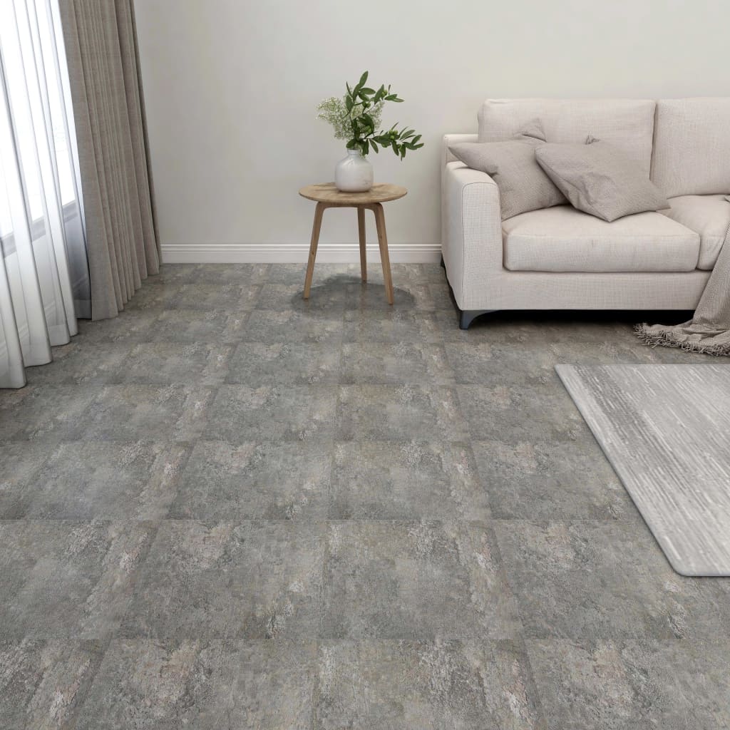 vidaXL Self-adhesive Flooring Planks 55 pcs PVC 5.11 må_ Grey