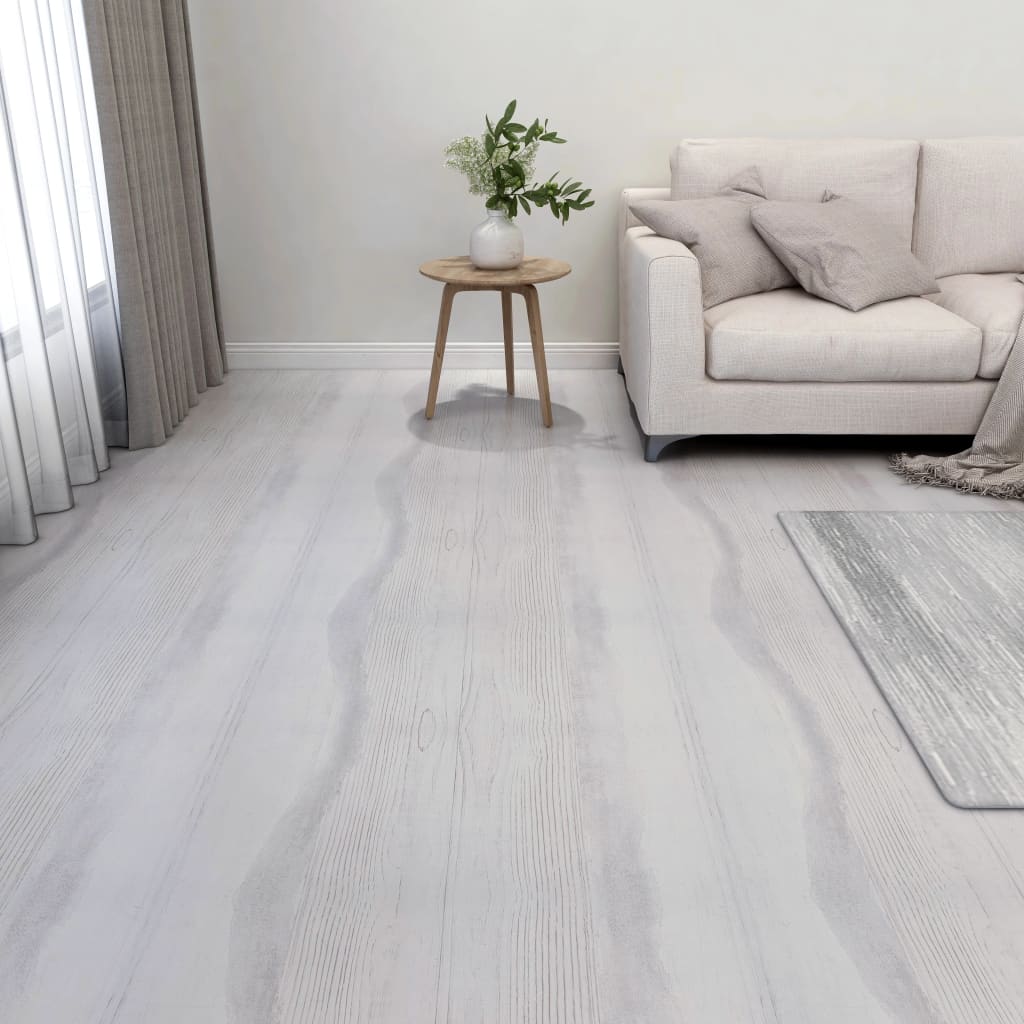 vidaXL Self-adhesive Flooring Planks 55 pcs PVC 5.11 må_ Light Grey