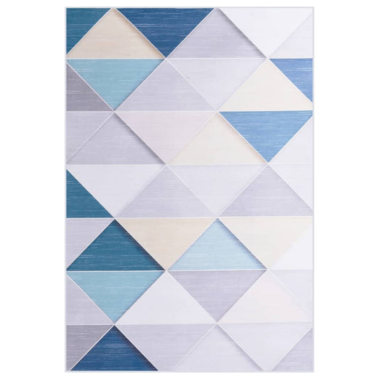 vidaXL Printed Rug Multicolour 140x200 cm Fabric