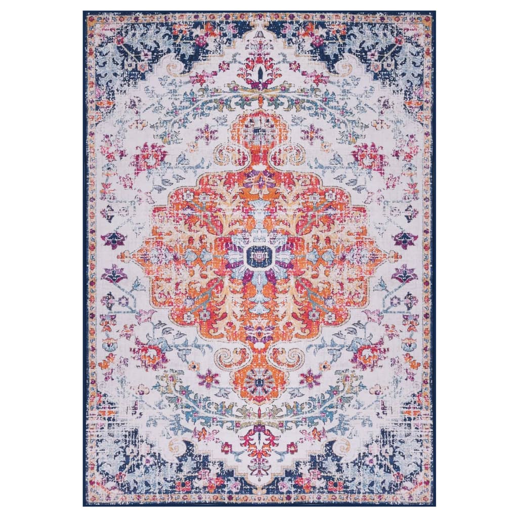vidaXL Printed Rug Multicolour 120x160 cm Fabric