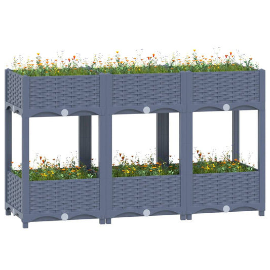 vidaXL Raised Bed 120x40x71 cm Polypropylene