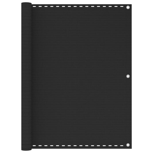 vidaXL Balcony Screen Anthracite 120x400 cm HDPE