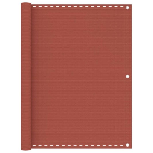 vidaXL Balcony Screen Terracotta 120x300 cm HDPE