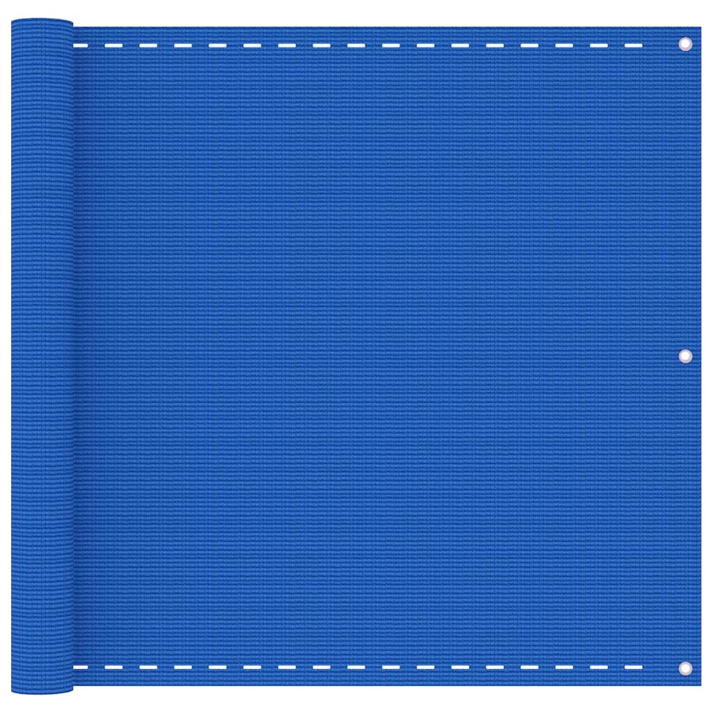 vidaXL Balcony Screen Blue 90x300 cm HDPE