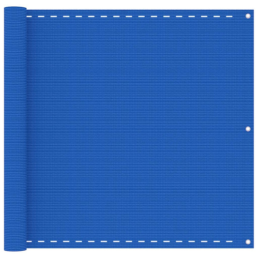 vidaXL Balcony Screen Blue 90x300 cm HDPE