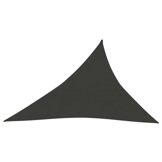 vidaXL Sunshade Sail 160 g/må_ Anthracite 3x4x5 m HDPE