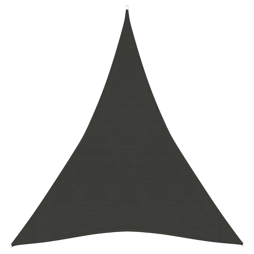 vidaXL Sunshade Sail 160 g/må_ Anthracite 5x6x6 m HDPE