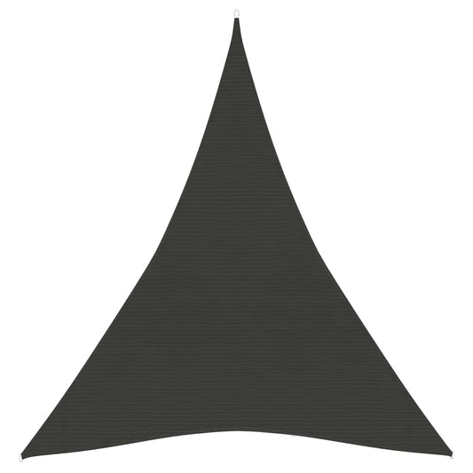 vidaXL Sunshade Sail 160 g/må_ Anthracite 5x6x6 m HDPE