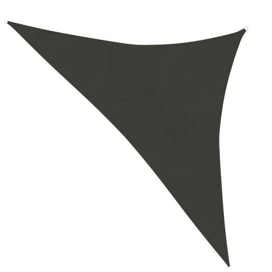vidaXL Sunshade Sail 160 g/må_ Anthracite 5x5x6 m HDPE