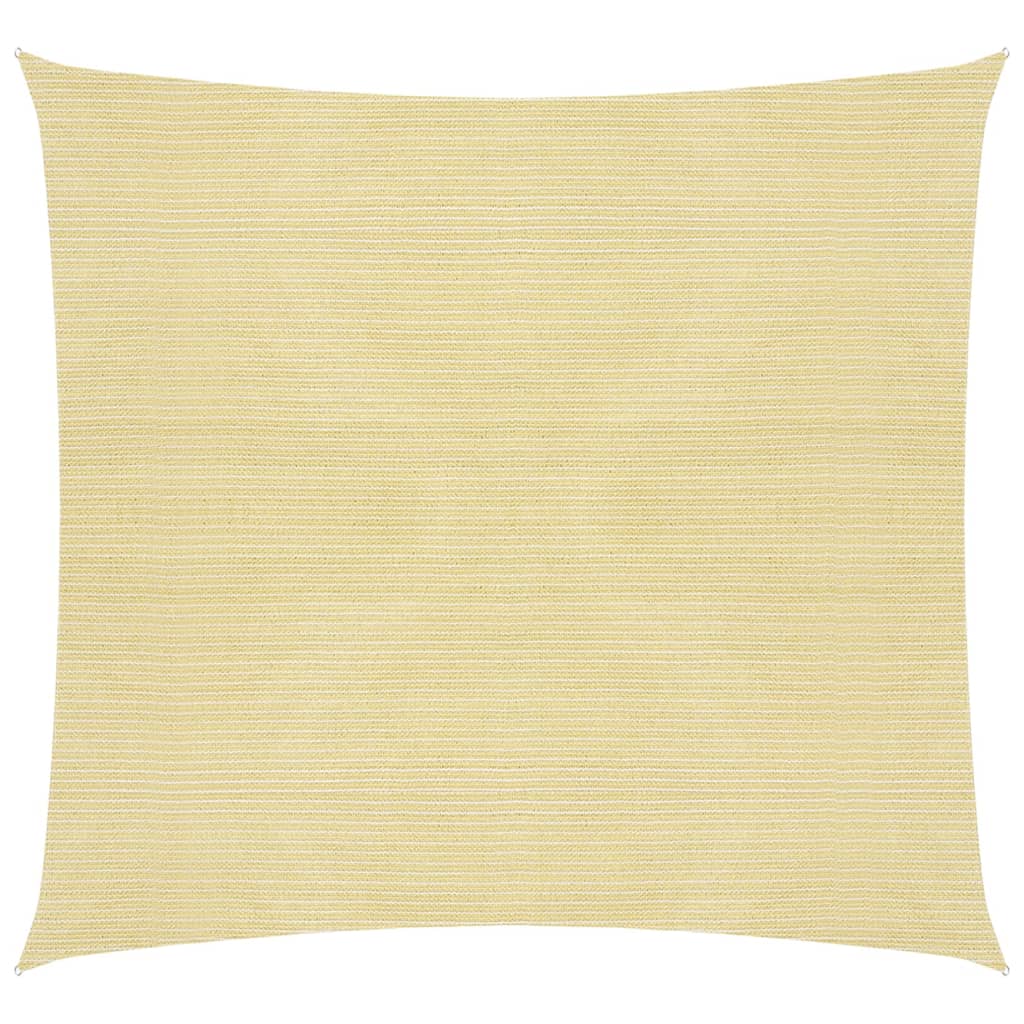 vidaXL Sunshade Sail 160 g/må_ Beige 3x3 m HDPE