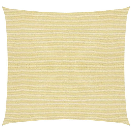 vidaXL Sunshade Sail 160 g/må_ Beige 3x3 m HDPE