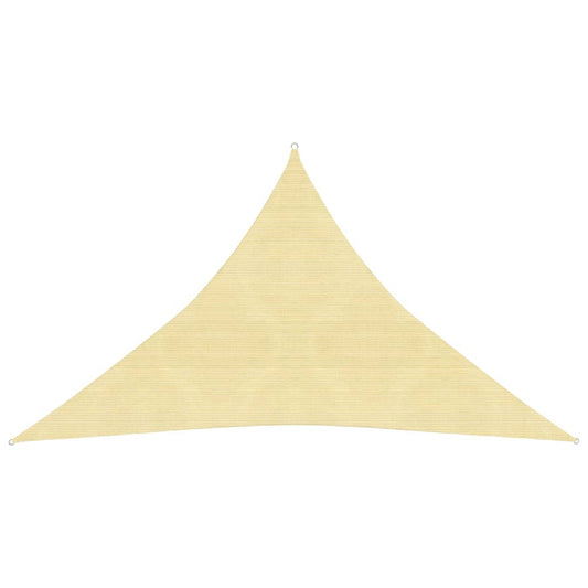 vidaXL Sunshade Sail 160 g/må_ Beige 4x4x5.8 m HDPE