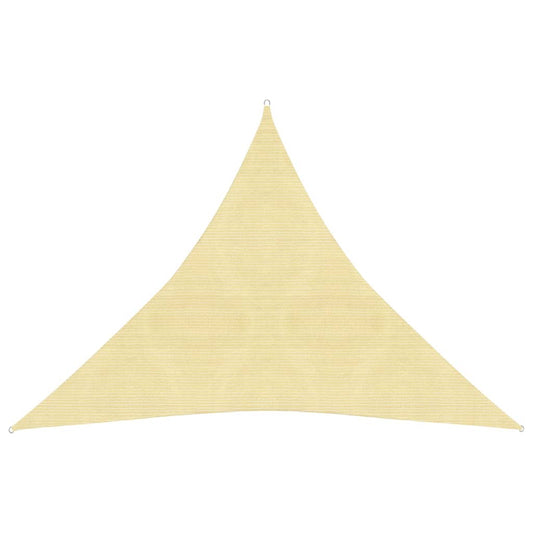 vidaXL Sunshade Sail 160 g/må_ Beige 4.5x4.5x4.5 m HDPE