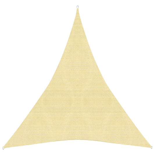 vidaXL Sunshade Sail 160 g/må_ Beige 5x7x7 m HDPE