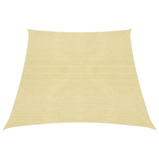 vidaXL Sunshade Sail 160 g/må_ Beige 3/4x3 m HDPE