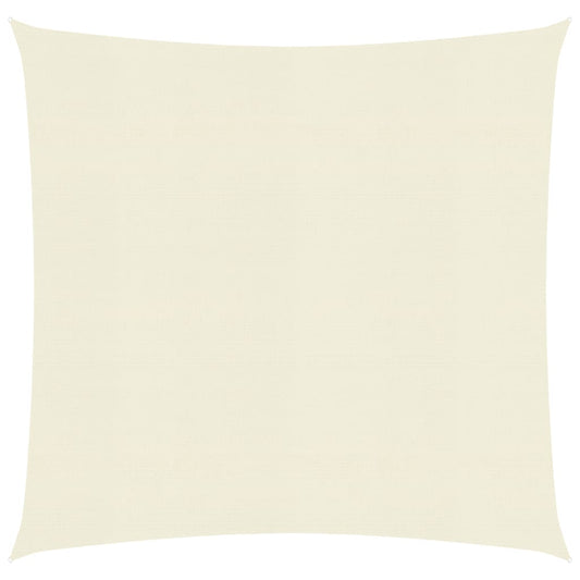 vidaXL Sunshade Sail 160 g/må_ Cream 2.5x2.5 m HDPE