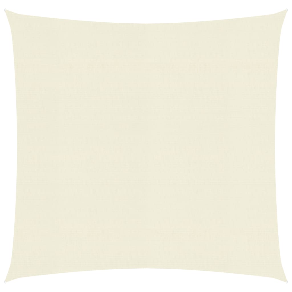 vidaXL Sunshade Sail 160 g/må_ Cream 3x3 m HDPE