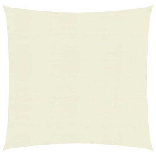 vidaXL Sunshade Sail 160 g/må_ Cream 5x5 m HDPE