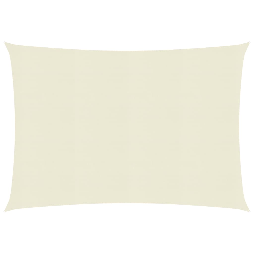 vidaXL Sunshade Sail 160 g/må_ Cream 2x2.5 m HDPE