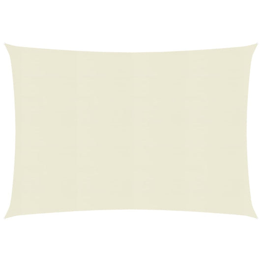 vidaXL Sunshade Sail 160 g/må_ Cream 2.5x3.5 m HDPE
