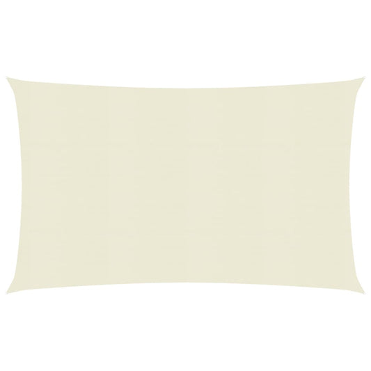 vidaXL Sunshade Sail 160 g/må_ Cream 2.5x4.5 m HDPE