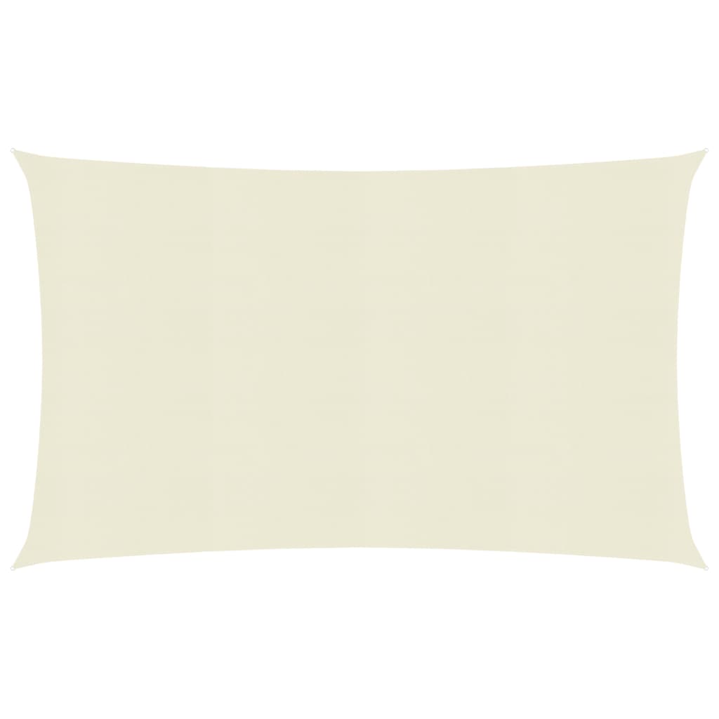 vidaXL Sunshade Sail 160 g/må_ Cream 6x7 m HDPE