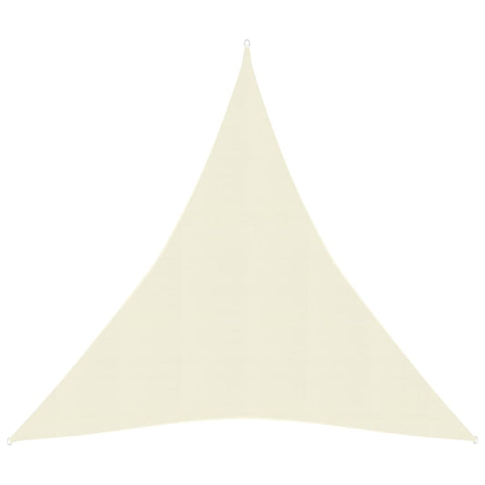 vidaXL Sunshade Sail 160 g/må_ Cream 3x4x4 m HDPE