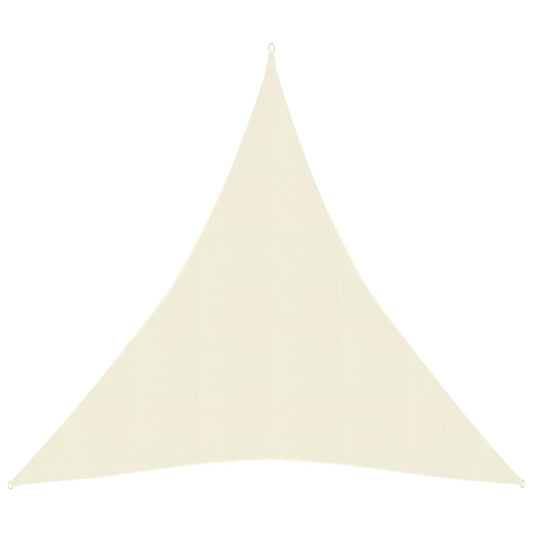 vidaXL Sunshade Sail 160 g/må_ Cream 4x5x5 m HDPE
