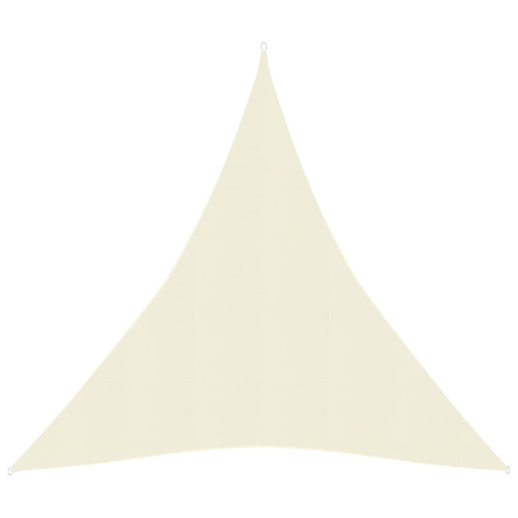vidaXL Sunshade Sail 160 g/må_ Cream 5x6x6 m HDPE