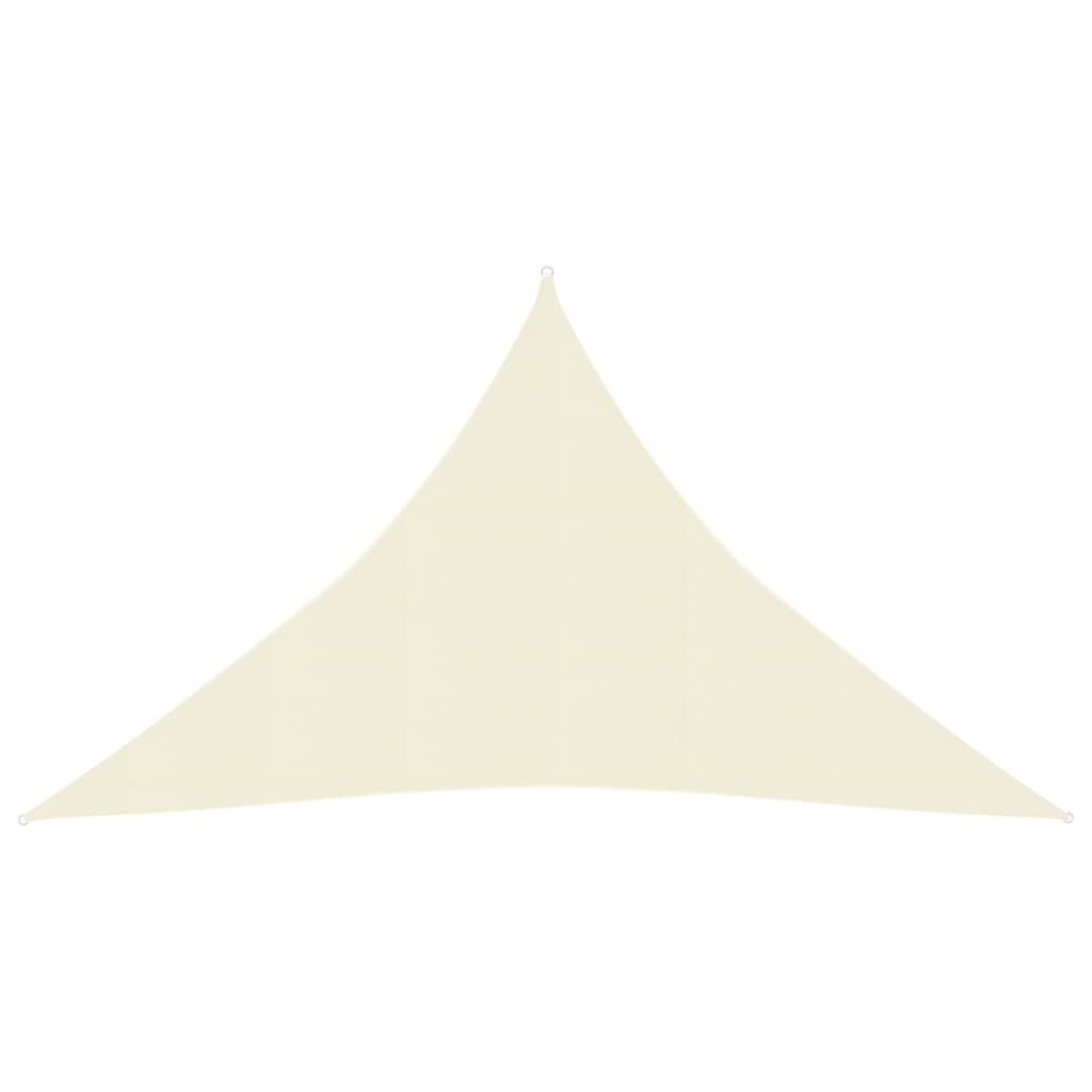 vidaXL Sunshade Sail 160 g/må_ Cream 5x5x6 m HDPE