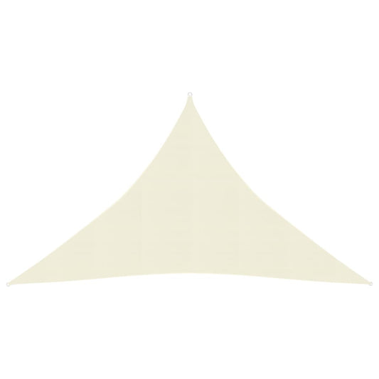 vidaXL Sunshade Sail 160 g/må_ Cream 5x5x6 m HDPE
