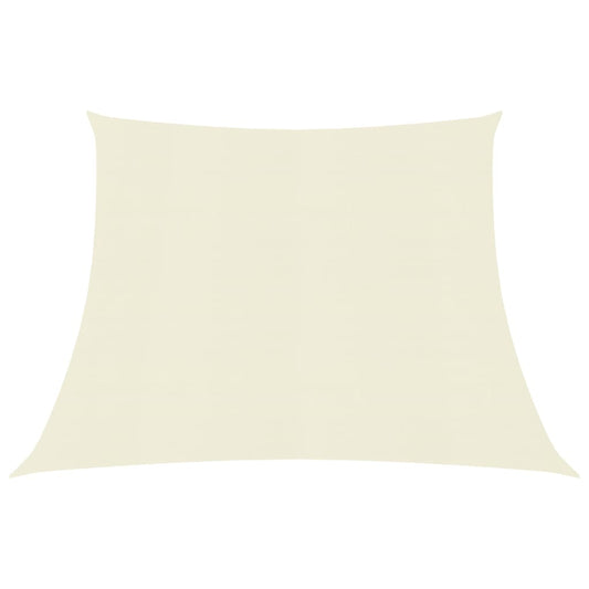 vidaXL Sunshade Sail 160 g/må_ Cream 4/5x3 m HDPE