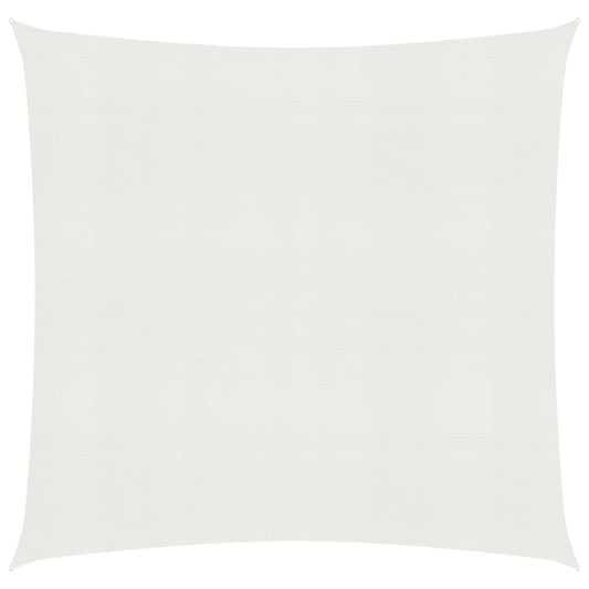 vidaXL Sunshade Sail 160 g/må_ White 5x5 m HDPE