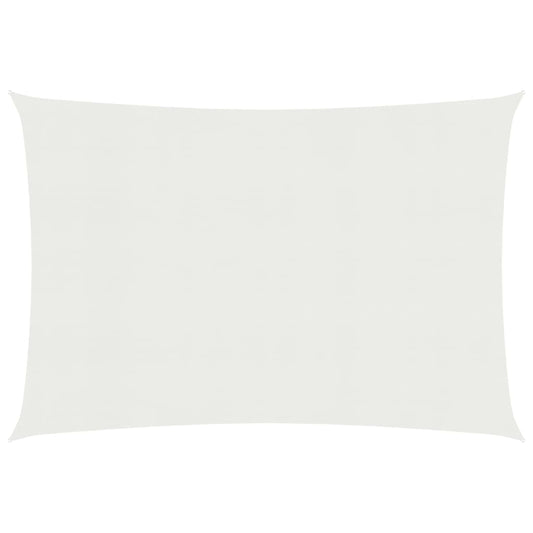 vidaXL Sunshade Sail 160 g/må_ White 2.5x3.5 m HDPE