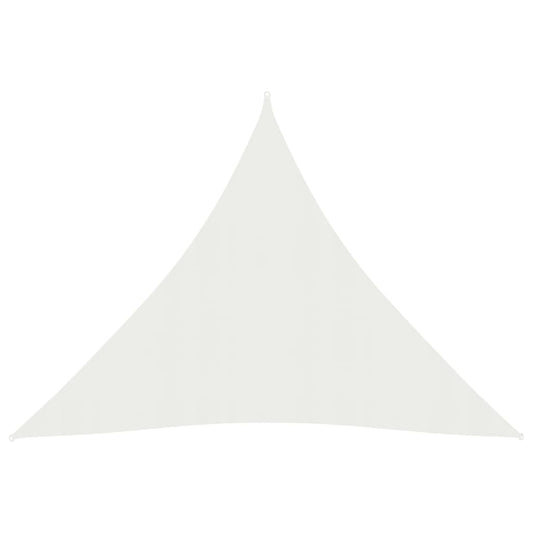 vidaXL Sunshade Sail 160 g/må_ White 3x3x3 m HDPE