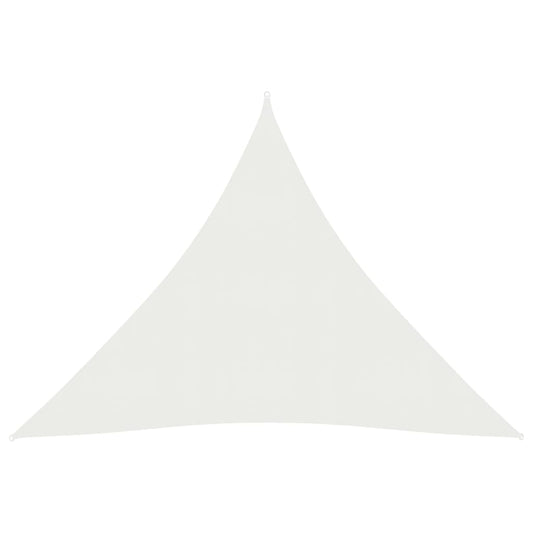 vidaXL Sunshade Sail 160 g/må_ White 4.5x4.5x4.5 m HDPE
