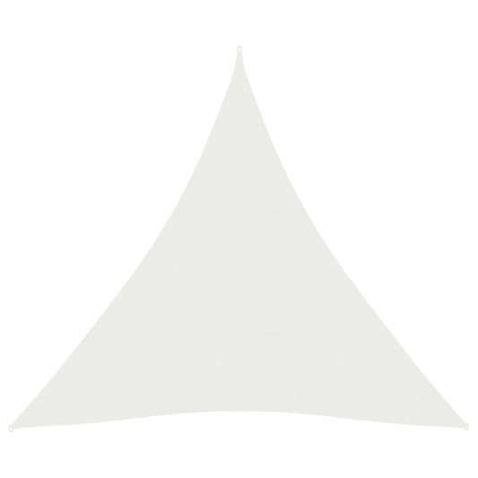 vidaXL Sunshade Sail 160 g/må_ White 4x5x5 m HDPE