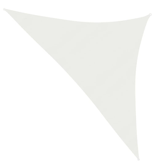 vidaXL Sunshade Sail 160 g/må_ White 5x5x6 m HDPE