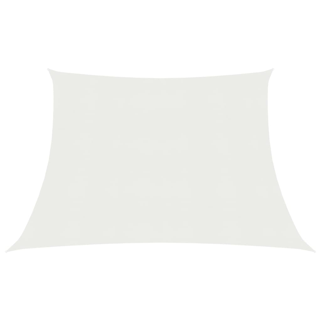 vidaXL Sunshade Sail 160 g/må_ White 3/4x3 m HDPE