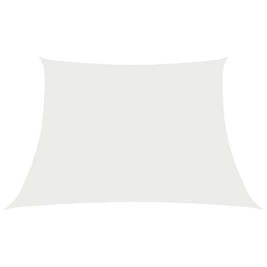 vidaXL Sunshade Sail 160 g/må_ White 3/4x3 m HDPE