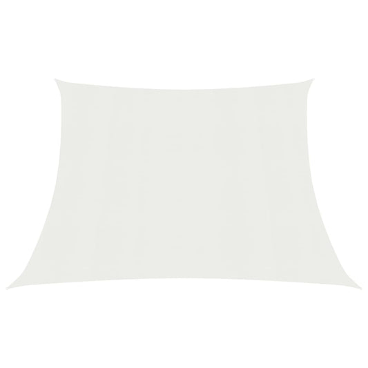 vidaXL Sunshade Sail 160 g/må_ White 4/5x4 m HDPE