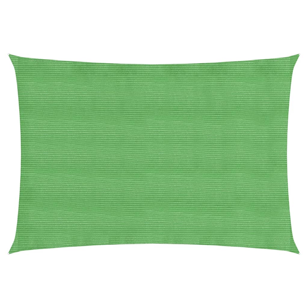 vidaXL Sunshade Sail 160 g/må_ Light Green 2x4 m HDPE