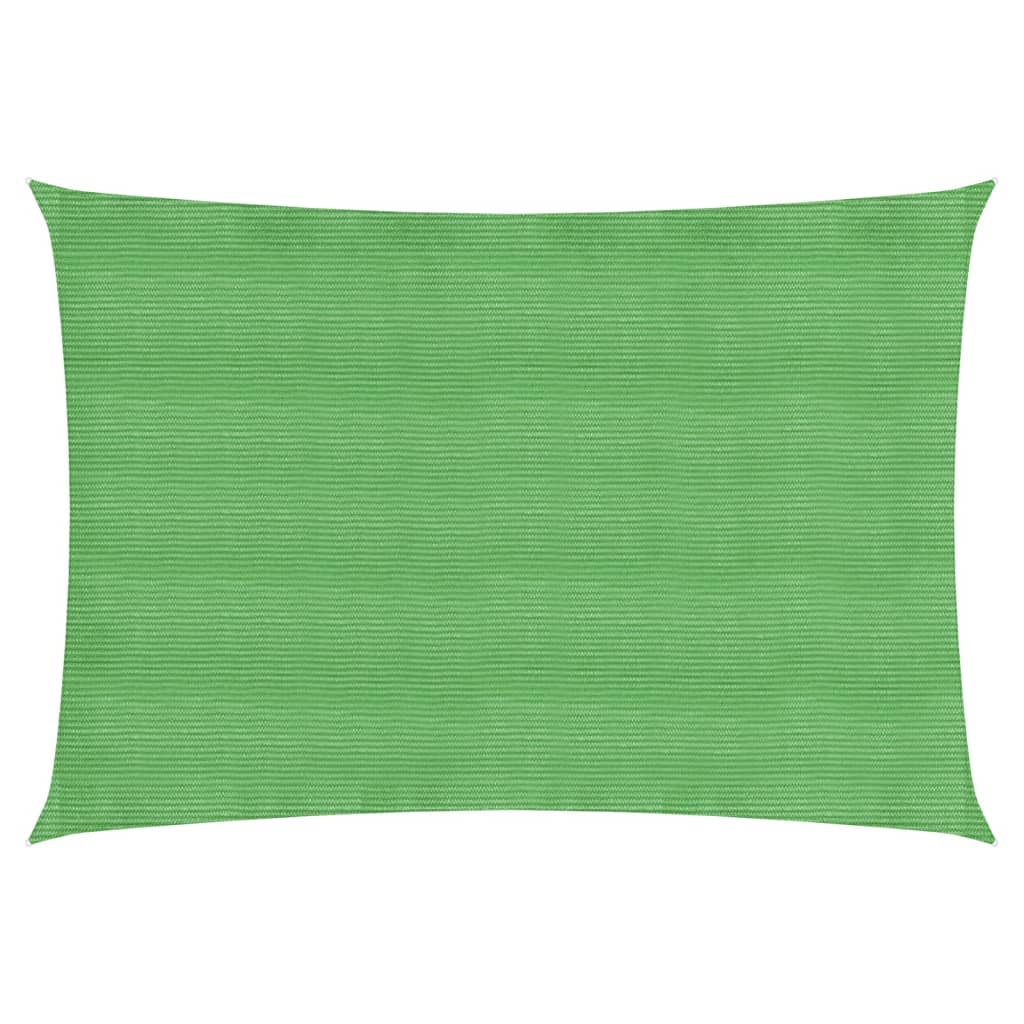 vidaXL Sunshade Sail 160 g/må_ Light Green 2.5x4 m HDPE