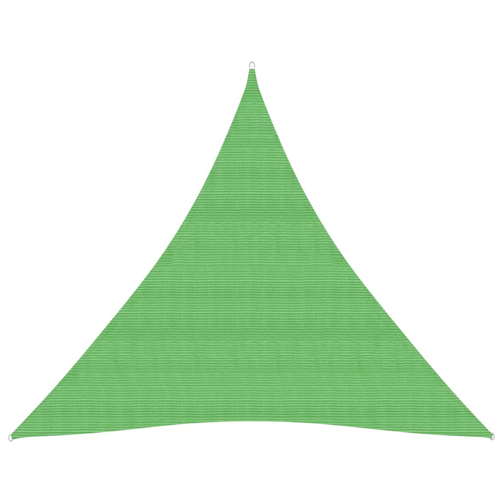 vidaXL Sunshade Sail 160 g/må_ Light Green 4x4x4 m HDPE