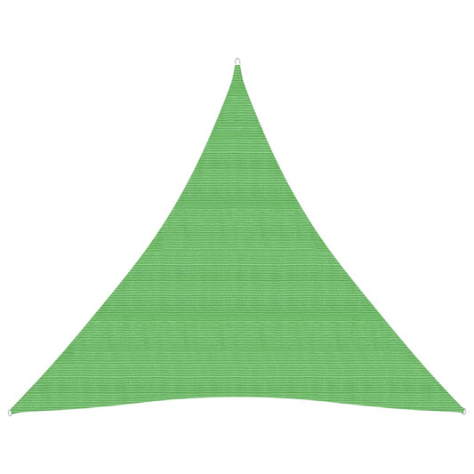 vidaXL Sunshade Sail 160 g/må_ Light Green 4x4x4 m HDPE