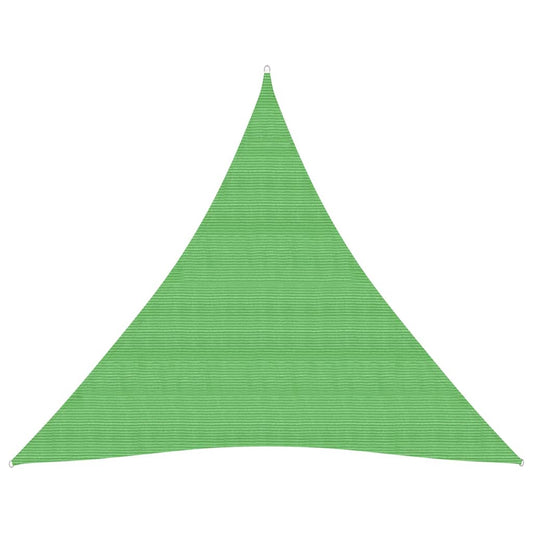 vidaXL Sunshade Sail 160 g/må_ Light Green 4.5x4.5x4.5 m HDPE