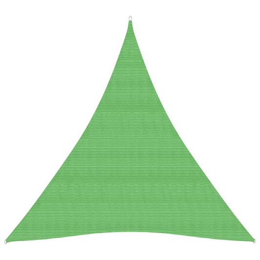 vidaXL Sunshade Sail 160 g/må_ Light Green 5x6x6 m HDPE
