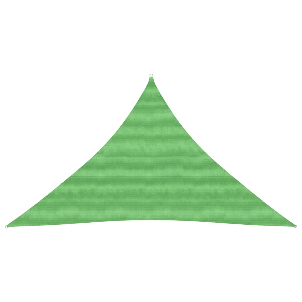 vidaXL Sunshade Sail 160 g/må_ Light Green 5x5x6 m HDPE